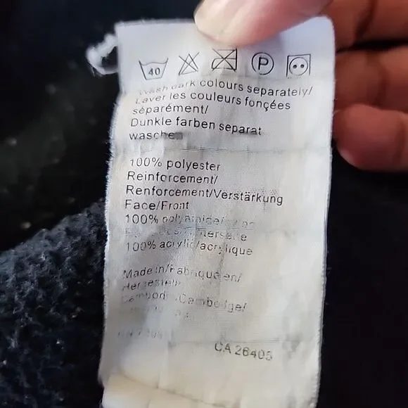 Helly Hansen Utility Fleece Vest Mens Size XL Black Zip Pockets Outdoor Hiking - Picture 8 of 8